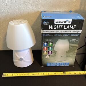 SENSOR BRITE LED Motion Activated Night Lamp 7 Colors Base